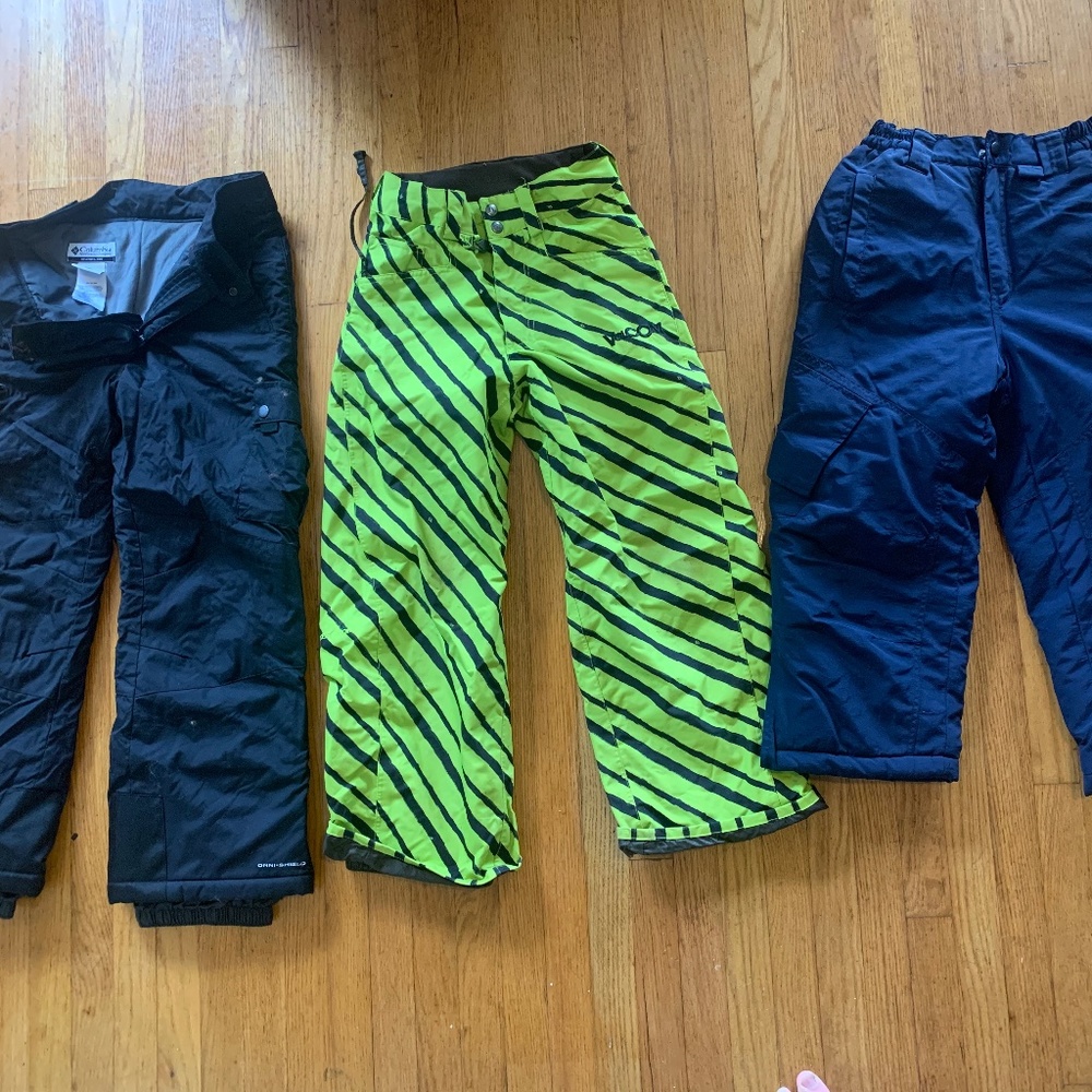 Boys Youth snow pants and boots